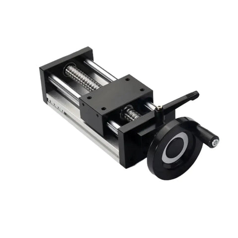 Workhorse Linear Guide System With Ball Screw SFU1204 Handwheel, Manual Sliding Table, Precision Bearing Steel, 100-500 mm Stroke