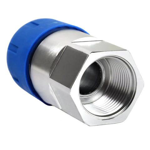 1 Inch Female NPT Adapter for FastPipe Compressed Air Piping, Aluminum 1x1 Fitting, Quick Connect, Easy Threaded Connection