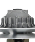 Heavy Duty Secondary Driven Clutch Assembly For 330 400 450 1000 4x4 Vehicles Drop In Swap Replacement view from the top showing grooves and metallic finish.