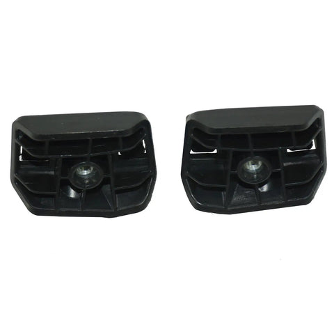 Shop Grade Pair Front Fender Brackets Support Holders No Hassle Fit Tesla Model Y 2020 To 2023 Swaps 1493772 1493773 black plastic mounts