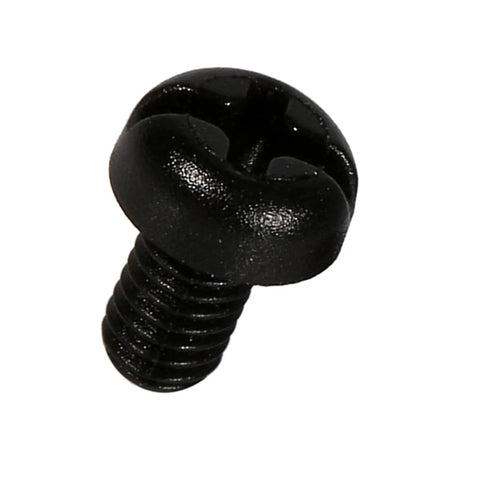 100 Piece Nylon Hex Spacers Kit M2 M3 M4 With Male And Female Screws Nuts Round Head Plastic Fasteners For DIY Electronics And Furniture Assembly In Black White Assorted Sizes black nylon round-head spacer screw close-up