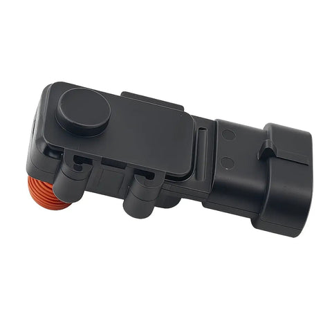 Slick Heavy Duty Car Fuel Tank Pressure Sensor With Vented Port Drops In Straight As Nail Replaces Oem 16238399 showing top view with orange seal.