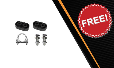 Exhaust Muffler Tail Pipe For Jeep Wrangler 2000 2006 4.0L Clamp Kit Hangers Bolts