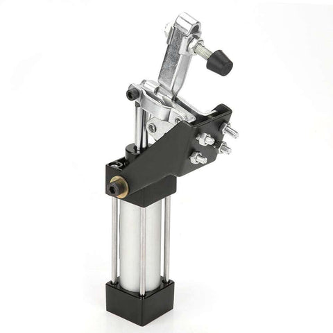 Heavy Duty Pneumatic Clamp Cylinder 300mm Reach for Welding, Fixtures and Industrial Jigs with Steel Construction