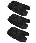 Heavy Duty Waterproof Pvc Oversleeves 6 Pack Set Oilproof Arm Covers For Mechanics And Diy Daily Grind Grease Monkey Ready Reusable Sleeve Guards For Home And Workshop in black PVC material.