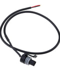 One Eighth NPT Oil Fuel Pressure Sensor Transducer 0 To 100 Psi With Harness Kit Heavy Duty Stainless Steel 316 High Temperature Resistant