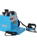 No Sweat Commercial Steam Iron With Four Liter Tank Pro Grade Industrial Steamer For Garment Shops And Hotels with pressure gauge.