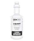 Ultra Concentrated Ultrasonic Jewelry Cleaner Solution For Home Use Delivers Killer Deep Clean For Rings Watches Glasses Earrings Coins Works With Diamond Gold Silver 1 Quart Mix With Water bottle