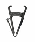 Ultra Accurate Body Fat Caliper With Dual Metric And Imperial Scales For Men And Women Portable Skinfold Tester For Home Gym Or Travel Easy Readout And Precise Millimeter Measurements For Real Progress. black plastic caliper with dual inch and mm scales