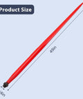49 Inch Beefy Heavy Duty Hay Spear Bale Spike With 4500 Pounds Capacity And Tapered Tip For Quick Tach Attachments On Tractors Skid Steers And Loaders Built To Handle Large Square Or Round Bales Efficiently shown with dimensions