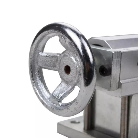 Heavy Duty Manual Tailstock With 70mm Center Reach For Wood Lathes And Cnc Routers Rotary Fourth Axis Engraving Stand wheel detail