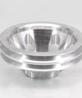 Heavy Duty Aluminum Double Groove Water Pump Pulley For Small Block Chevy 265 283 305 327 350 383 400 With Short Pump Slick Satin Finish Built Tough Zero Play Locktight Bolt On, CNC routed design.