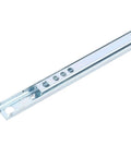 Premium Grade Heavy Duty Side Mounted Ball Bearing Drawer Slides, full extension steel rail, smooth operation for storage drawers.