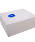 33 Gallon Food Grade LLDPE RV Water Holding Tank for Camping and Trailers, heavy duty square design with blue cap