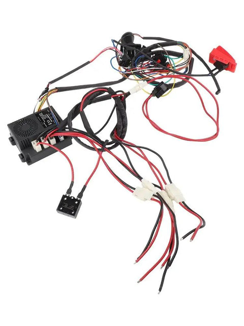 24V 40A DIY Wiring Harness Kit For Electric Toy Cars With 2 4G Remote Ride On Upgrade 12V To 24V Power Upgrade High Low Speed Switch