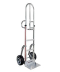 Two Wheel Hand Truck With Aluminum Nose 14 By 9 Inches Microcellular Foam Wheels Stair Climbers Heavy Duty 500 Pound Capacity