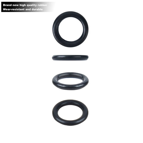 100 Pack One Quarter Inch Broadhead O Rings For Archery Replacement And Arrow Point And Field Point O Rings close-up view