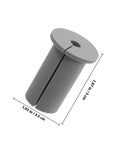 Stylish VILLCASE 4 Pack Silicone Wall Hole Plugs For 1 Inch Grommets gray silicone plug, 1.97 in x 1.5 in