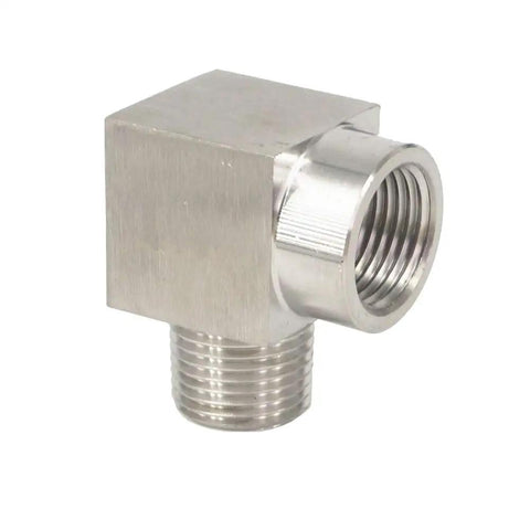 Stainless Steel Half Inch NPT Male To Half Inch NPT Female 90 Degree Street Elbow Pipe Fitting