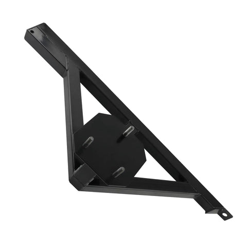 Drop Down Spare Tire Carrier Mount Bolt On For H2 Hummer 2003 2009 Fits Up To 285 70 17 Inch Tire Steel Powder Coated Black