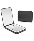 Rechargeable Dimmable LED Pocket Mirror With 3 Color Lighting And 1X To 3X Magnification Compact Travel Makeup Mirror For Purse