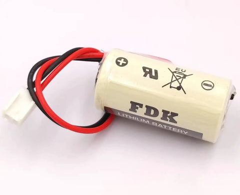 Two Pack CR17335SE 3V Battery For FDK CR17335SE 3V Epson Robot Controller RC Series Battery R13B060003 With 1800mAh Capacity