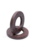 FKM Fluorine Rubber Oil Seal O Ring Assortment Kit With 2 Pcs Set Inner Diameters 20 22 23 24mm Pro Grade Seals For Automotive Systems Industrial Equipment Pumps Pipes Food Processing And Low Pressure Hydraulics, brown FKM oil seals