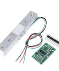 20Kg Digital Load Cell With HX711 Amplifier Module For Arduino DIY Portable Kitchen Scale Kit, 4-wire sensor with PCB board and pins