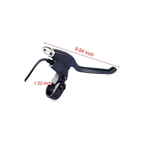 Front And Rear E Brake Cutoff Lever Kit For Electric Bikes With Waterproof Connectors, Motor Power Shutdown, 9.84 x 1.22 inches