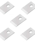 5 Pack Pass Through Crimper Cutting Blades 0.40x0.54 In Replacement Blades For Most Pass Through Crimpers SK5 Steel Heavy Duty