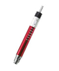 Compact And Dang Handy Mini Pneumatic Sanding Pen With Air Die Grinder Kit, red aluminum body for detail work.