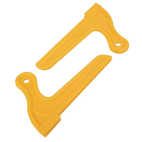 2 Pack V Type Woodworking Push Sticks Safety Push Blocks For Table Saws Routers And Jointer ABS Yellow V Shaped Push Tool