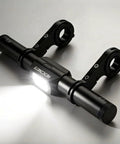 Beefy 800 Lumen USB Rechargeable Bike Headlight With 9.05 Inch Aluminum Handlebar Extender IPX65 Waterproof Light featured