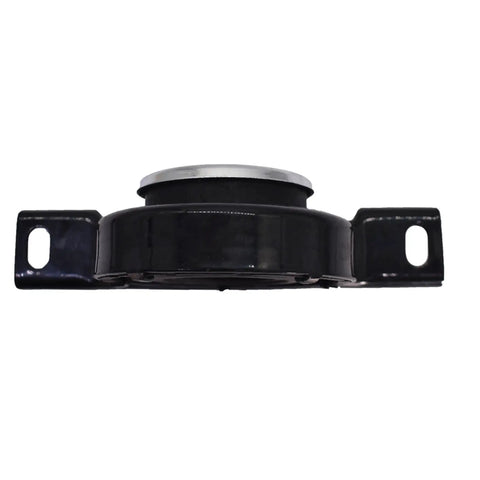 Rear Driveshaft Center Support Bearing For Cadillac CTS 2008 To 2013 side view showing black metal construction and mounting brackets.