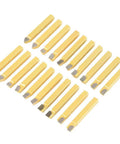 Top Notch 20 Piece 1/4 Inch Carbide Lathe Tool Set For Heavy Duty CNC And General Lathes with precision steel inserts.