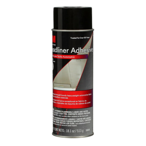 Headliner And Fabric Adhesive For Cars 18.1 Oz Heavy Duty Bond For Auto Headliners, Carpet And Foam, adjustable nozzle shown