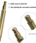 TH400 Transmission Manual Shift Shaft Kit For GM TH400 Upgrade OEM 38511-05K Includes Shift Shaft, Flange Nuts, O-Ring, Seal And All Hardware For Smooth, Precise Shifts And Beefed-Up Long-Lasting Performance. Zinc-plated metal shift shaft with threaded ends and detail views