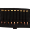 Buttstock Ammo Holder For Rifles Nine Shell Cartridges Pouch With Quick Access Durable Black Shooting Gear