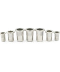 Top Grade Stainless Steel 10 Pack Flat Head Threaded Insert Rivets Nuts in varying sizes for DIY metal projects