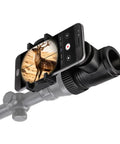 Dope Rifle Scope Camera Mount For Smartphones With All Aluminum Build And Tool Free Fast Lock Dual Viewing Angles For Hunting And Birding