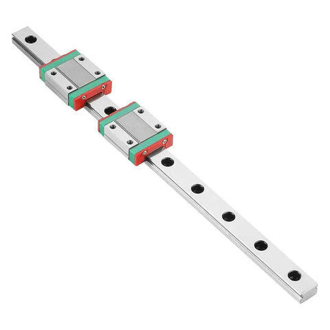 Compact 250mm MGN12 Linear Rail Kit With 2 MGN12B Blocks, 12mm Width, for CNC, 3D Printing, Robotics