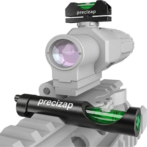 Pro Grade High Precision Scope Leveling Kit With Universal Magnetic Bubble Level Mount on rifle scope