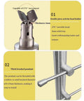 Heavy Duty 304 Stainless Steel Cable Railing Posts Built Tough Adjustable Deck Balusters Weather Ready Metal Railing System details.