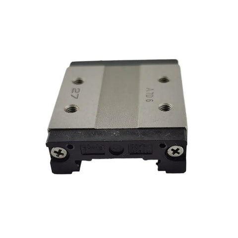 Top Tier Linear Guide Rail Slider With Smooth Glide Action SHW12CRM GK Block Carriage for Precision CNC Robotics and DIY Projects That Need Serious Muscle, close-up view.