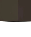 Aluminum Outdoor Up And Down Wall Lantern Light In Antique Bronze, close-up of 6-inch square design