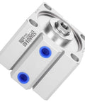 Compact Pneumatic Air Cylinder With 80 mm Bore And 40 mm Stroke For Industrial Automation Systems Built For Tough Jobs Lightweight