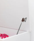 Two Pack Heavy Duty Lift Up Cabinet Hinges With Gas Spring Supports For Cabinets Doors Wardrobes And Bookcases Keeps Lids And Flaps Open Safely And Smoothly Perfect For Kitchens Closets And Home Furniture Projects 8.93 in hinge on white cabinet