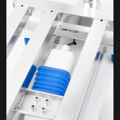 Close-up of Heavy Duty Digital Platform Scale 660 Lb Electronic Floor Scale's internal components and stainless steel design.