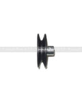 Side view of pulley from Idler Pulley Kit With Hydro Transmission Drive Belt For John Deere LT150 LT160 LT170 Garden Tractors
