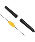 Double Ended Carp Bait Drill And Threading Tool With Protective Lids Pro Grade Stainless Steel And ABS Body Compact Portable Design For Boilies Pellets Paste Baits No Fuss Fishing Essentials, 12.5 cm